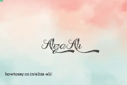 Aliza Ali