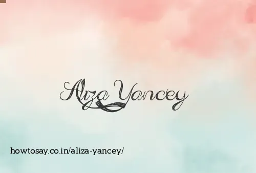 Aliza Yancey