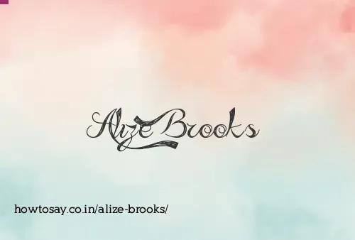 Alize Brooks