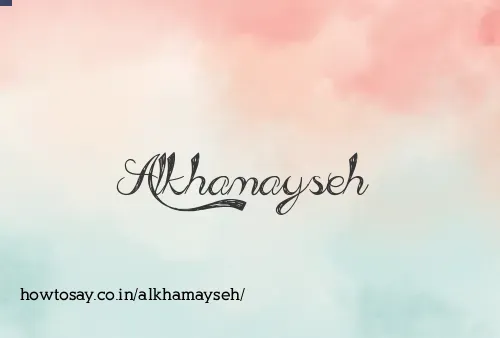 Alkhamayseh