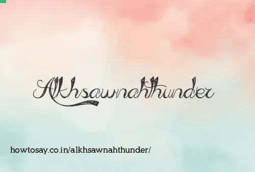 Alkhsawnahthunder