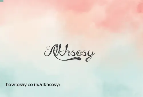 Alkhsosy