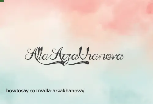 Alla Arzakhanova