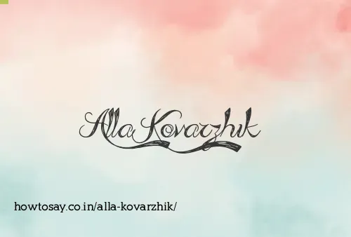 Alla Kovarzhik