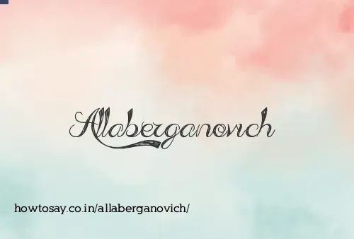 Allaberganovich