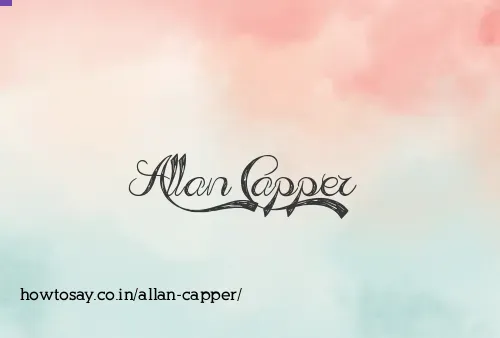 Allan Capper