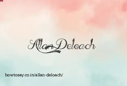 Allan Deloach