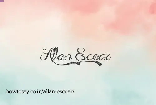 Allan Escoar