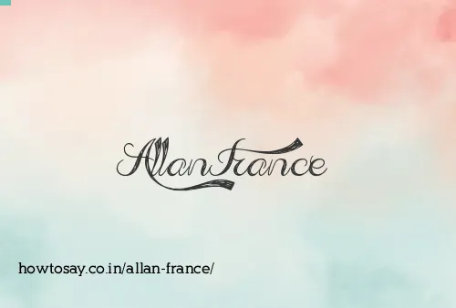Allan France