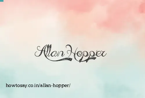 Allan Hopper