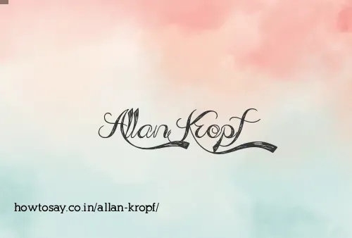 Allan Kropf