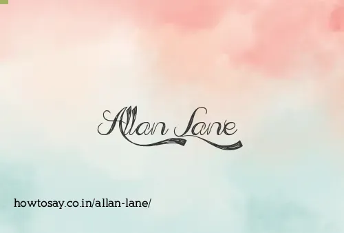 Allan Lane