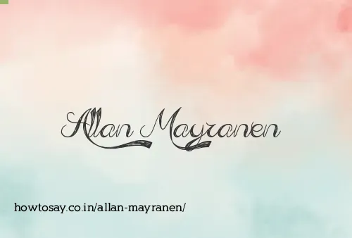 Allan Mayranen