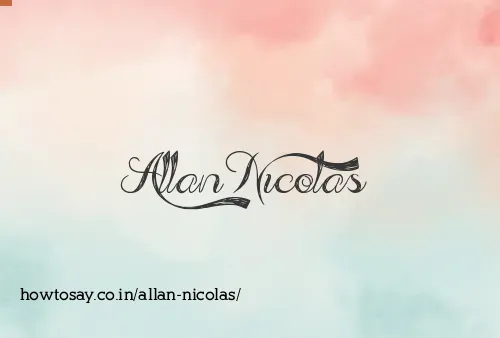 Allan Nicolas