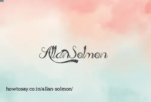 Allan Solmon