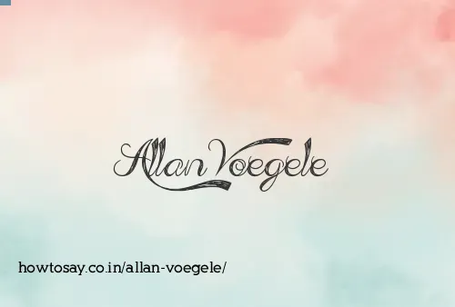 Allan Voegele
