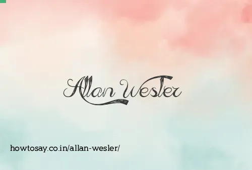Allan Wesler
