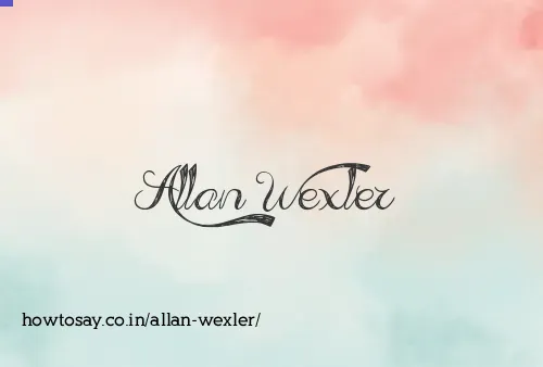 Allan Wexler