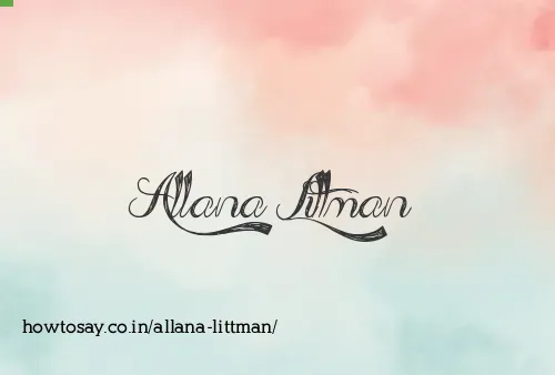 Allana Littman