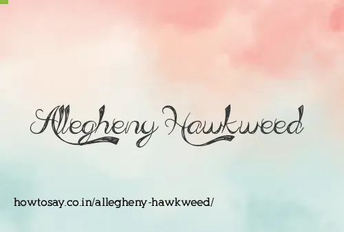 Allegheny Hawkweed