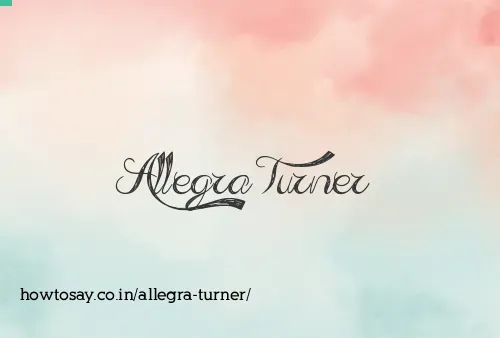 Allegra Turner
