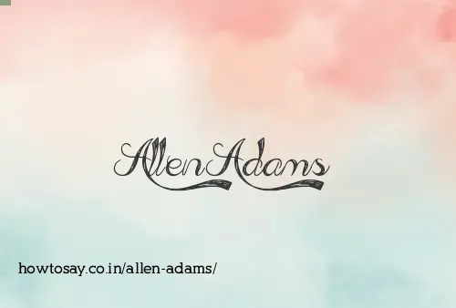 Allen Adams