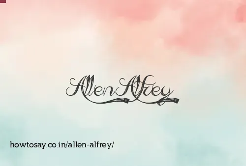 Allen Alfrey