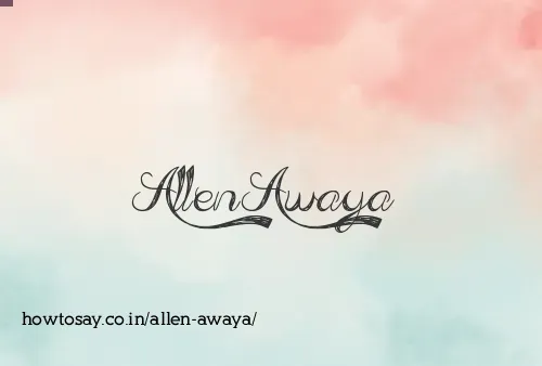 Allen Awaya