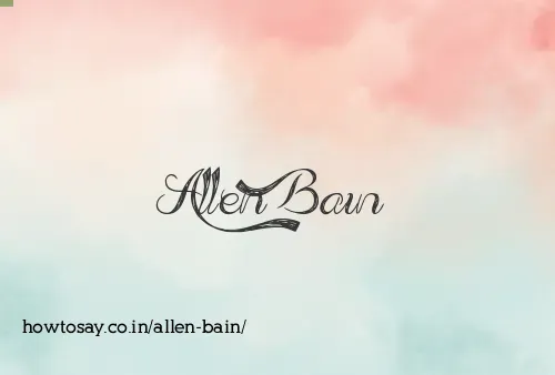 Allen Bain