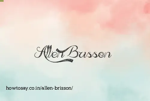 Allen Brisson
