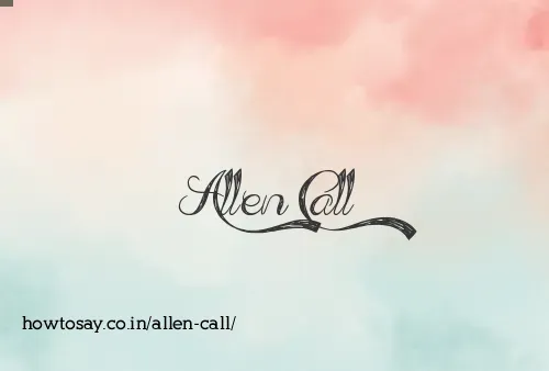 Allen Call