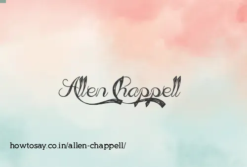 Allen Chappell
