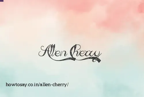 Allen Cherry