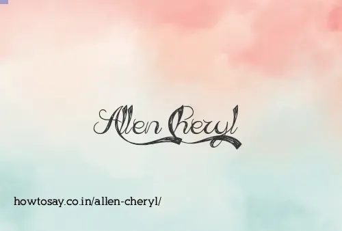 Allen Cheryl