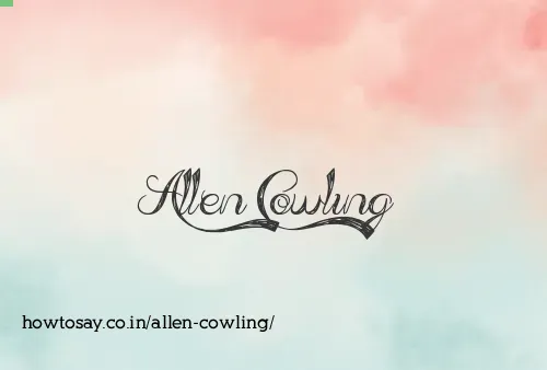 Allen Cowling
