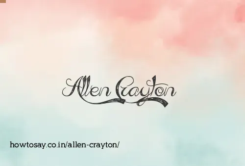 Allen Crayton