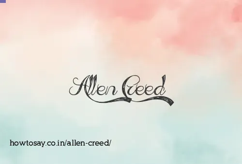 Allen Creed
