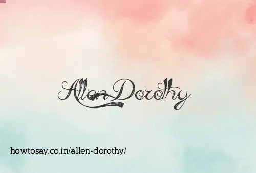 Allen Dorothy