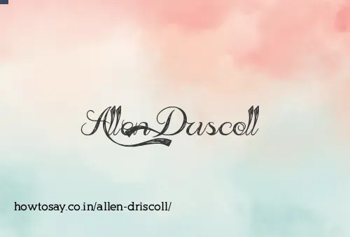 Allen Driscoll