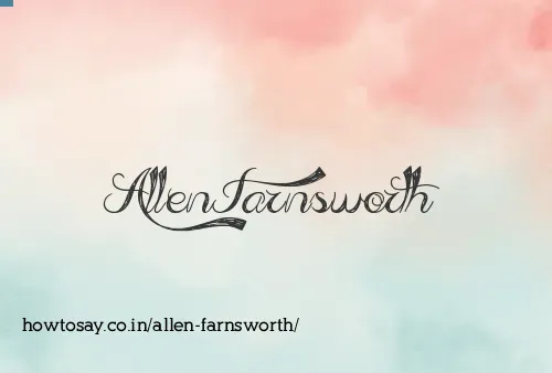 Allen Farnsworth