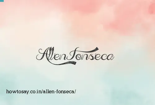 Allen Fonseca