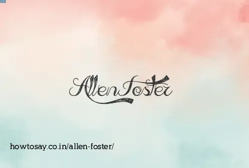 Allen Foster