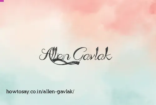 Allen Gavlak
