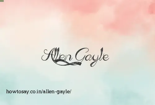 Allen Gayle