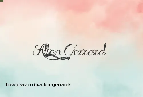 Allen Gerrard