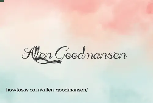 Allen Goodmansen