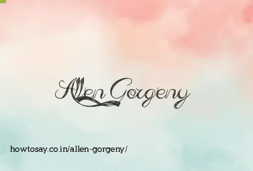 Allen Gorgeny