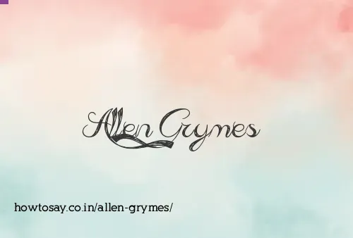 Allen Grymes