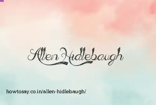 Allen Hidlebaugh