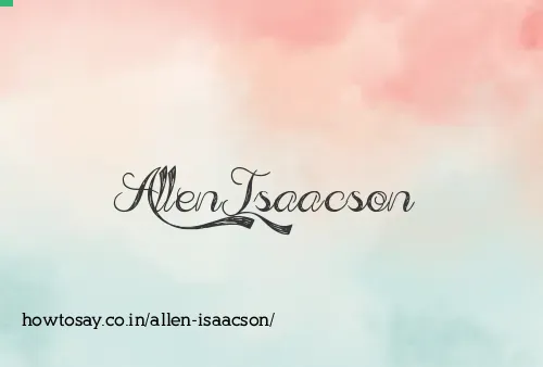 Allen Isaacson